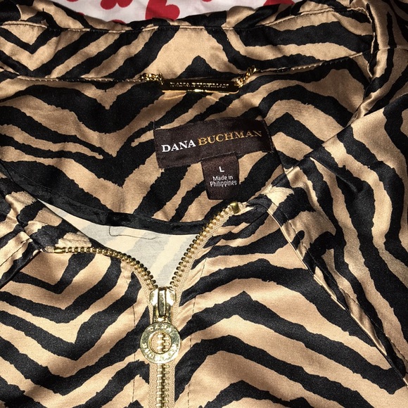 4/$10🌻🌻Gold & black animal print vintage  Dana buchman coat - Picture 6 of 8
